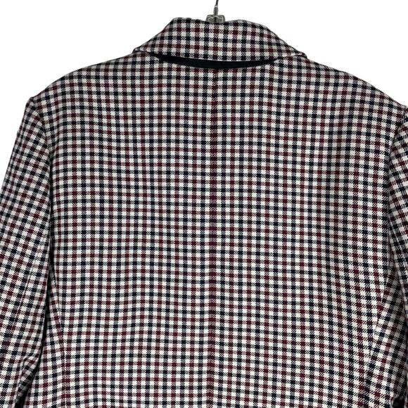 Madewell The Alston Blazer Jacket Gingham Twill Slim Fit Size 12 - Picture 8 of 11